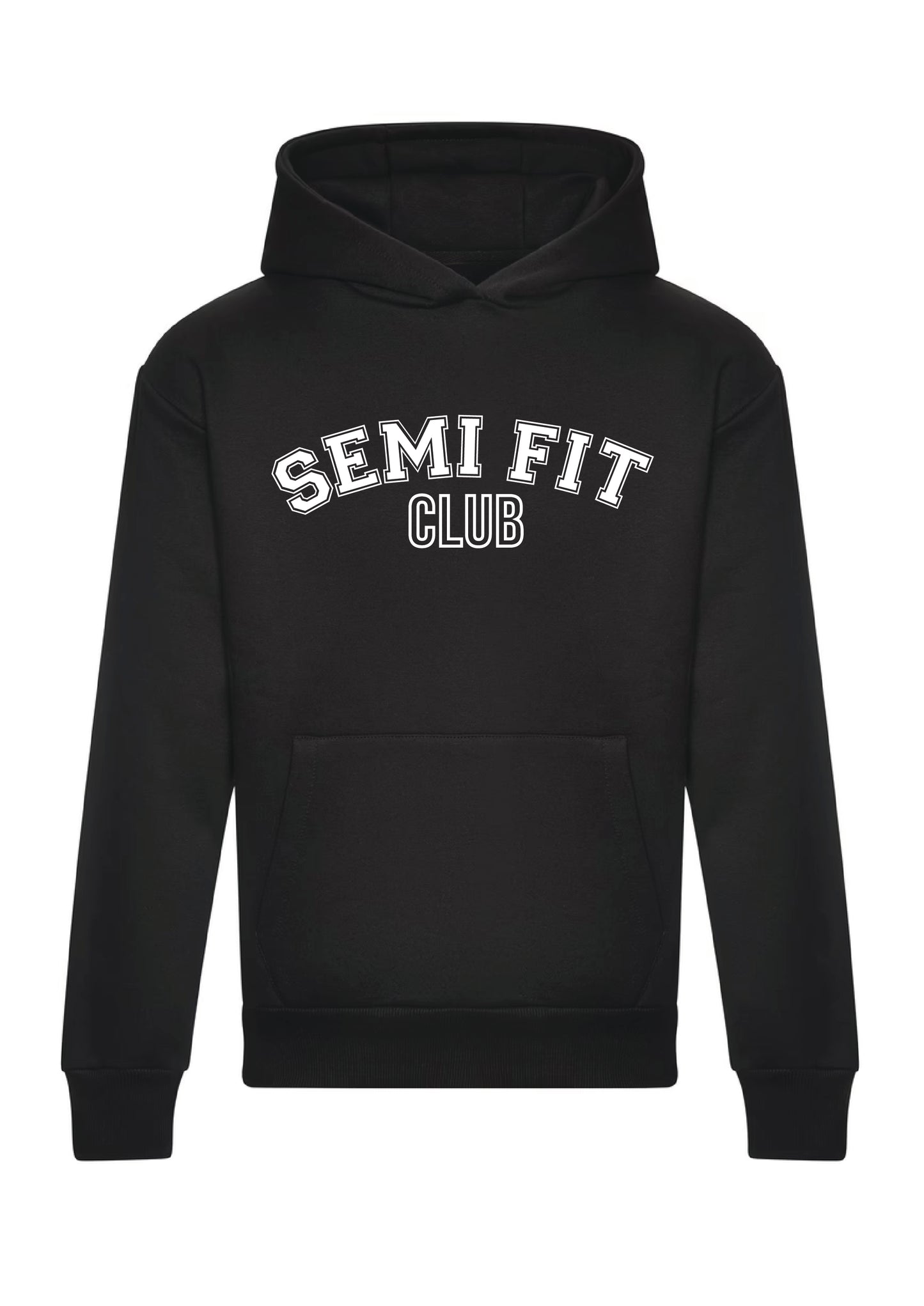 Oversized Unisex "Semi Fit Club" Oldskool Hoodie (PRE-ORDER)