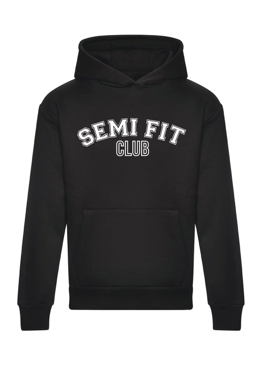 Oversized Unisex "Semi Fit Club" Oldskool Hoodie (PRE-ORDER)