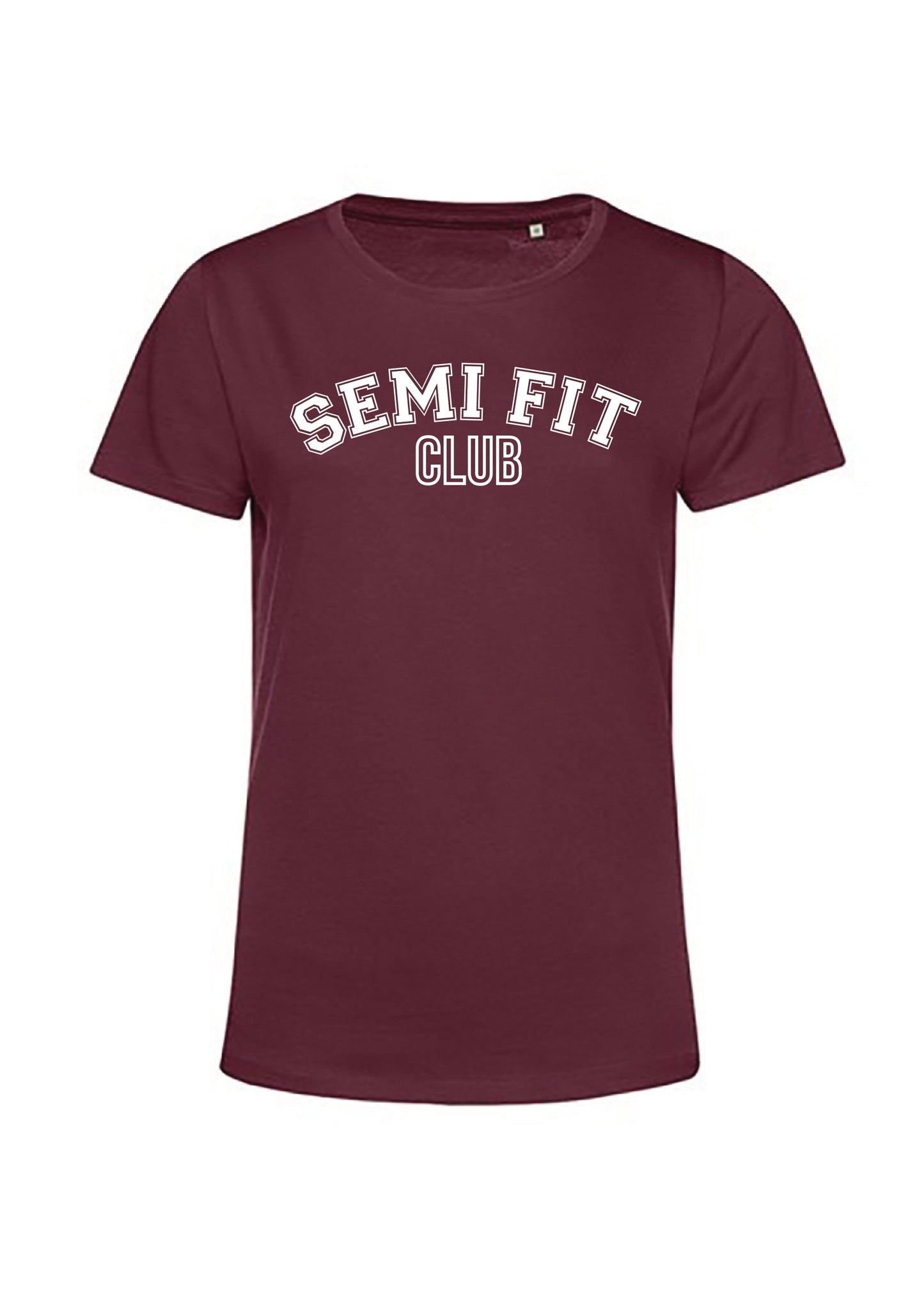 Semi Fit Club Oldskool Tee Vrouwen